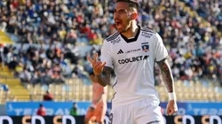 Javier Correa anotó el gol de Colo Colo frente a Everton