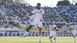 Javier Correa le dio el triunfo a Colo Colo sobre Everton. (Foto: Raúl Zamora/Photosport)