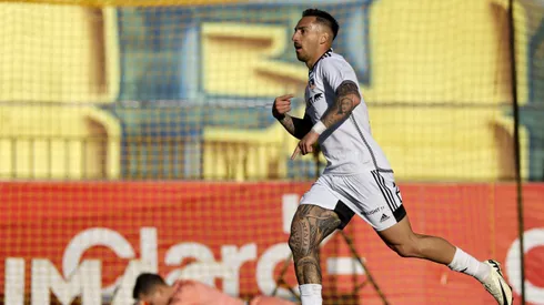 Javier Correa anotó su primer gol por Colo Colo. (Foto: Andrés Pina/Photosport)