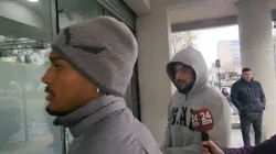 Jugadores de Colo Colo llegaron a la Fiscalía de O'Higgins. (Foto: Captura)