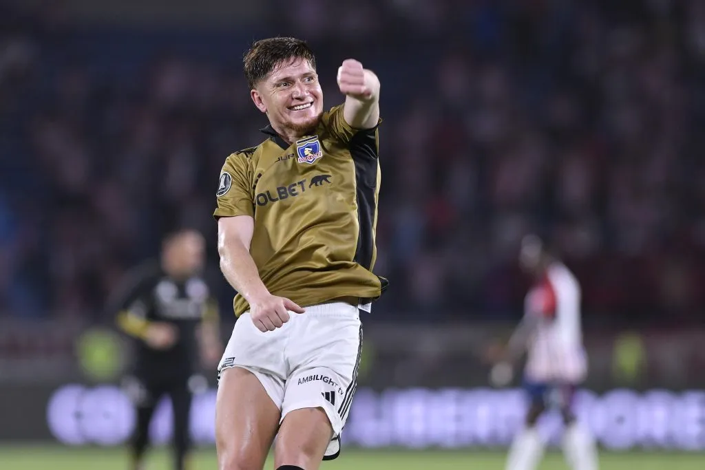 Leonardo Gil la clasificación de Colo Colo a cuartos de final de Copa Libertadores. (Foto: Gabriel Aponte/Getty Images)
