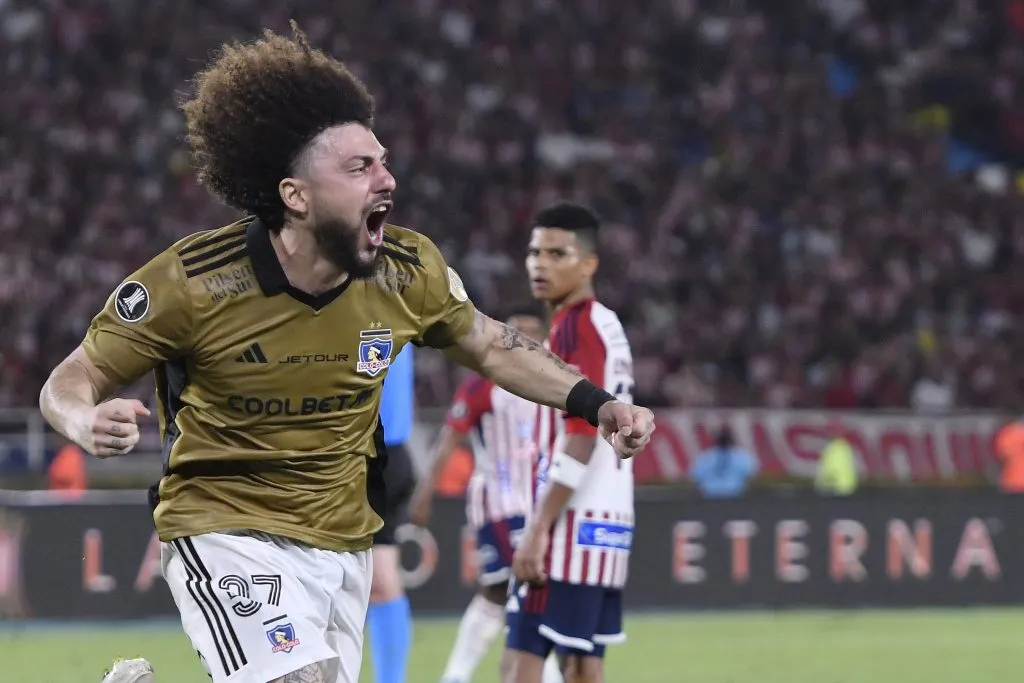 Maximiliano Falcón marcó gol para Colo Colo. (Foto: Getty)
