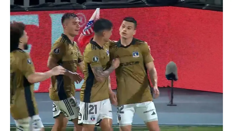 Lucas Cepeda marcó para Colo Colo en el Metropolitano de Barranquilla. (Foto: ESPN)