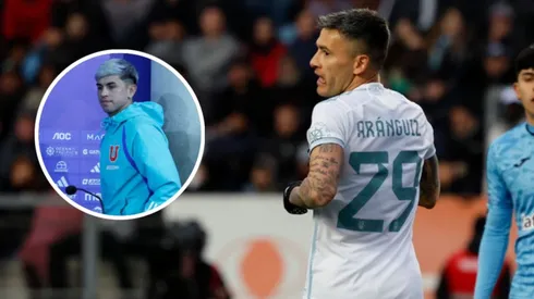 El delantero de la U está maravillado con Charles Aránguiz