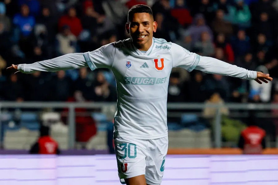 Palacios anotó un doblete en la reciente fecha | Foto: Photosport