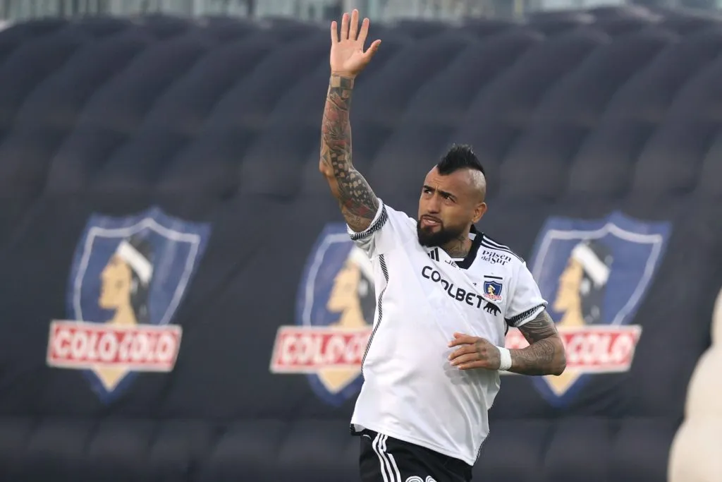 Arturo Vidal llega con lo justo a la revancha entre Colo Colo y Junior. (Foto: Dragomir Yankovic/Photosport)