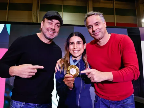 Una foto que vale oro: Crovetto, Massú y González inmortalizan histórico registro