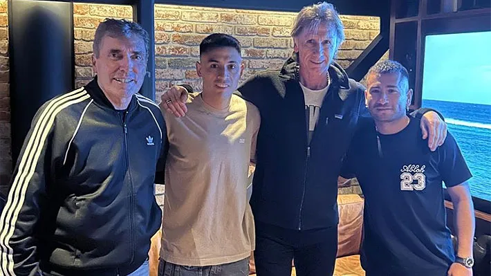 Gareca se juntó con Meneses en su estancia por México | Foto: La Roja