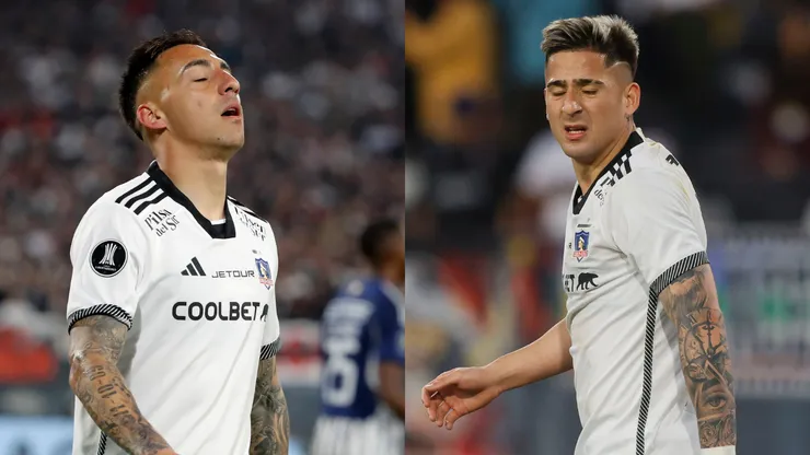 Javier Correa y Guillermo Paiva se disputan la titularidad en Colo Colo. (Foto: Photosport)