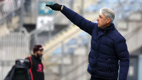 Tiago Nunes habló tras la derrota de la UC ante Audax Italiano. (Foto: Andrés Pina/Photosport)