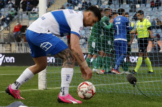 El descuento de Zampedri generó nerviosismo entre los hinchas itálicos | FOTO: Andres Pina/Photosport