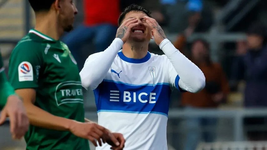 Universidad Católica cayó por 2 a 1 ante Audax Italiano (Foto: Photosport)