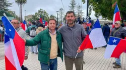 El candidato a la gobernación regional del Maule Pedro Álvarez-Salamanca junto al candidato a CORE Ismael Fuentes. (Foto: Instagram)
