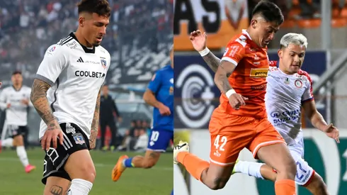 Alan Saldivia y Mauro Brasil se reúnen e intercambian camisetas. (Foto: Photosport)