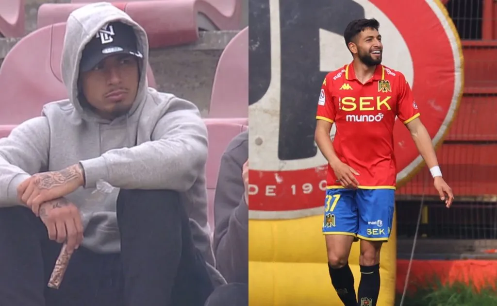 Alan Saldivia estuvo en Santa Laura viendo el triunfo de Unión Española ante Cobreloa.  (Fotos: TNT Sports | Photosport)