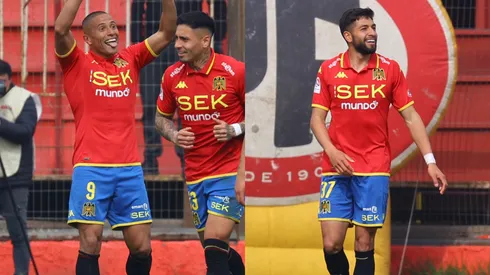 Leandro Benegas y Jeyson Rojas anotaron para Unión Española ante Cobreloa. (Foto: Photosport)