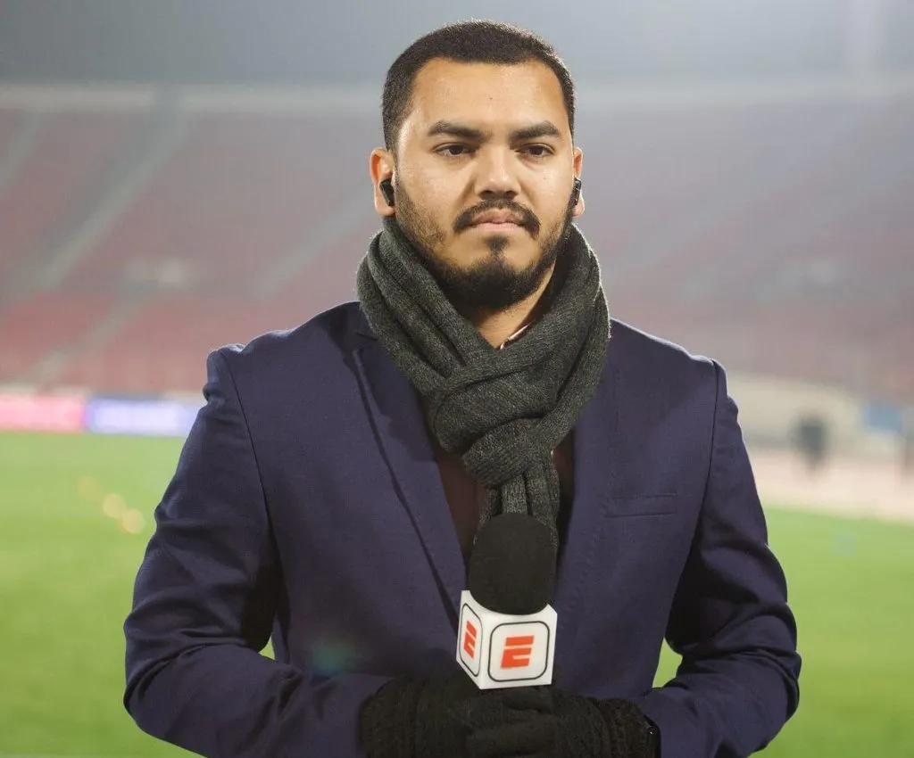 Romero estuvo presente en el duelo del DIM ante Palestino en el Estadio Nacional (Instagram)