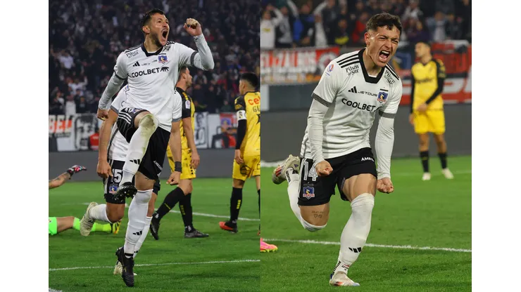 Ramiro González y Cristián Zavala anotaron para Colo Colo ante Coquimbo Unido. (Foto: Photosport)