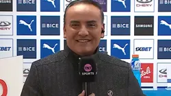 Jorge Cubillos muestra su desplante con pregunta en portugués. (Foto: TNT Sports)