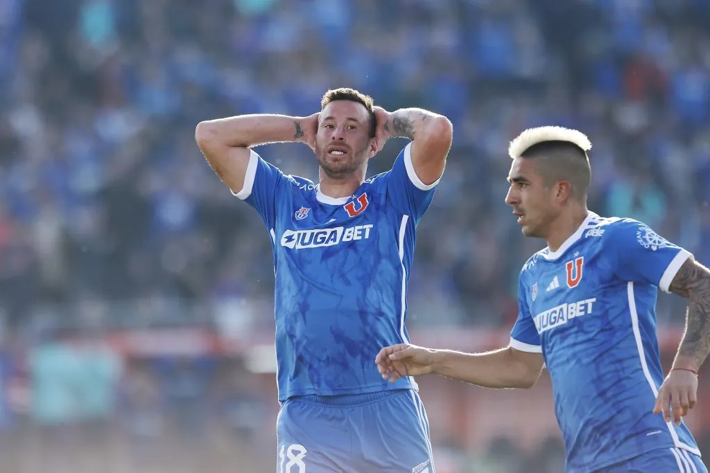 Pons y Bonvallet lamentaron la oportunidad desperdiciada ante Colo Colo | Foto: Pepe Alvujar/Photosport