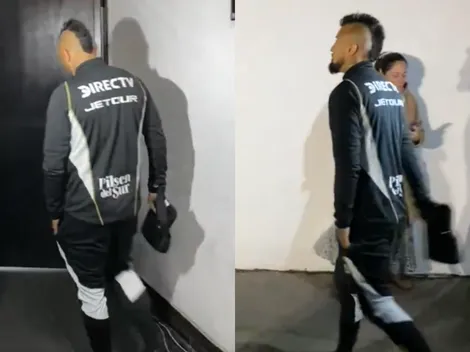 VIDEO: Así se vio a Arturo Vidal tras lesionarse previo al Colo Colo vs Junior