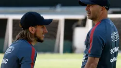 Sebastián Beccacece reveló por qué no celebró junto a Jorge Sampaoli.