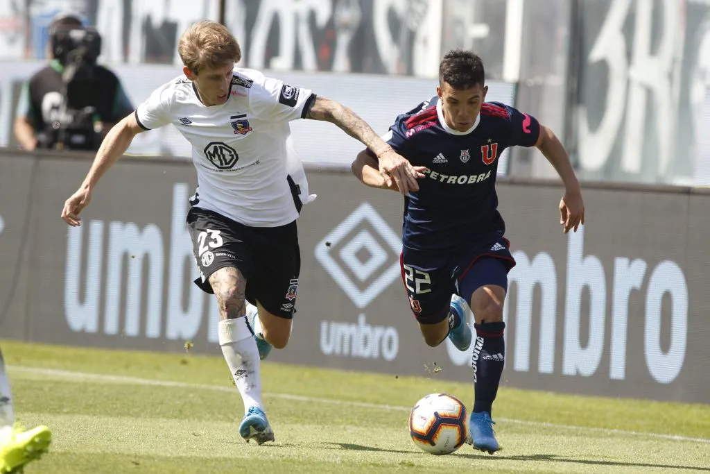 Iván Rossi jugó un Superclásico con Colo Colo, en el triunfo por 3-2 ante Universidad de Chile en el segundo semestre de 2019. (Foto: Photosport)