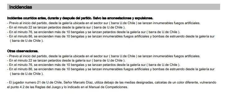 El informe del árbitro del Superclásico (Captura)