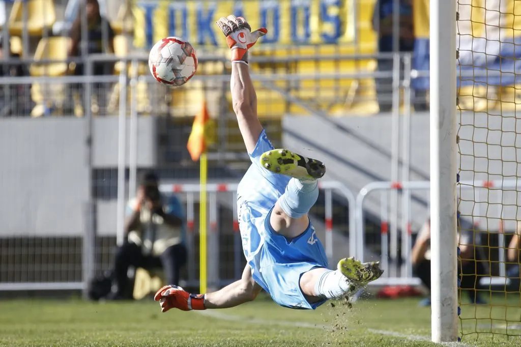 Nacho González destacó por el penal que le tapó a Fernando Zampedri.