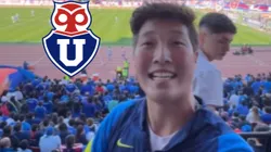 Dong Kim quedó enamorado de Universidad de Chile tras el Superclásico.