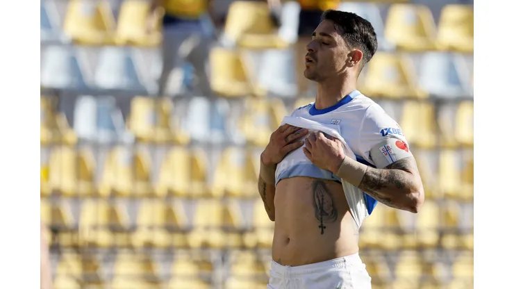 Fernando Zampedri no pudo marcar ante Everton. (Foto: Photosport)