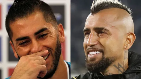 La curiosa broma de Johnny Herrera a Arturo Vidal.