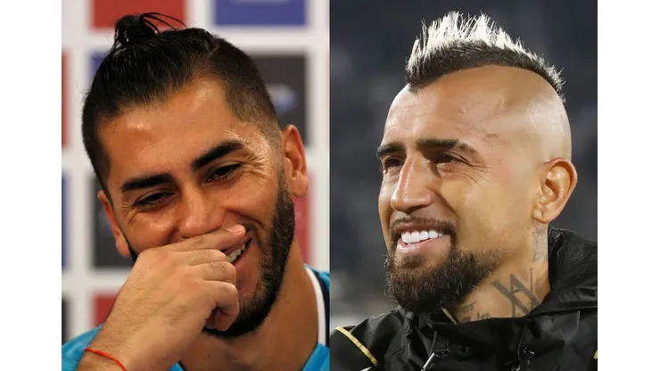 La curiosa broma de Johnny Herrera a Arturo Vidal.
