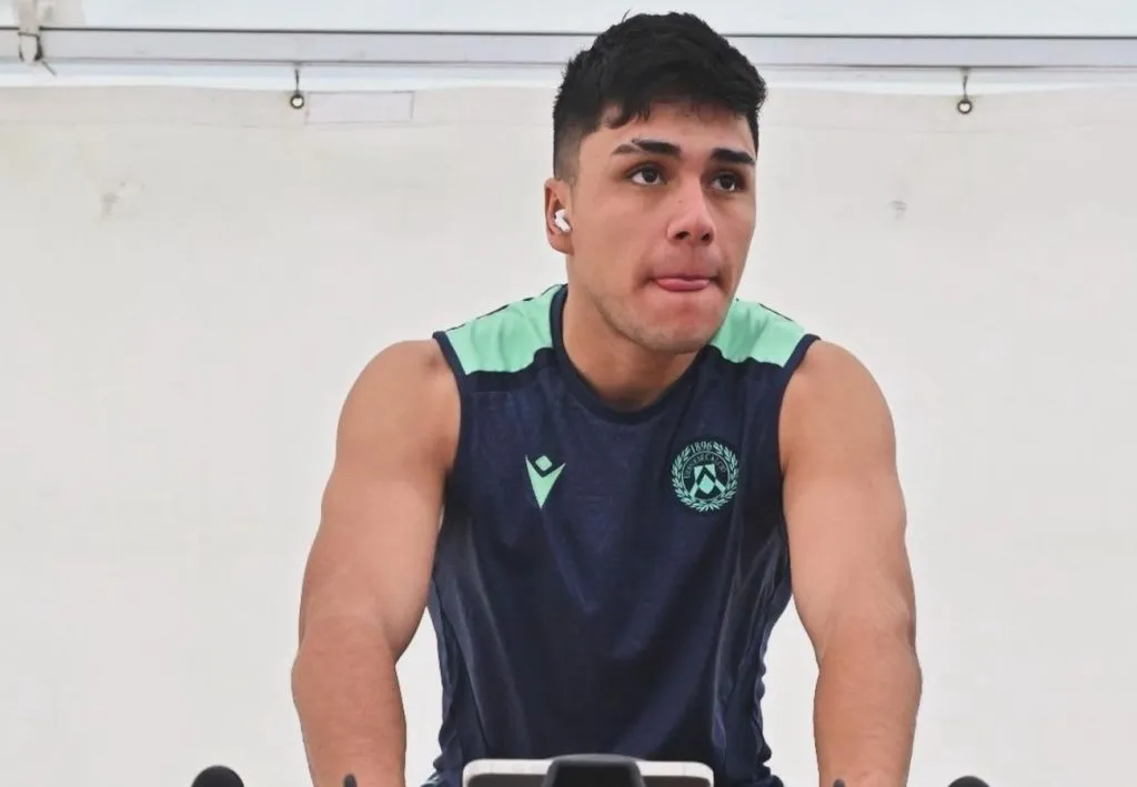 Damián Pizarro se pone a punto en el Udinese.