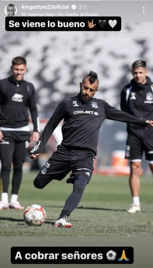 La provocadora historia de Arturo Vidal en sus redes