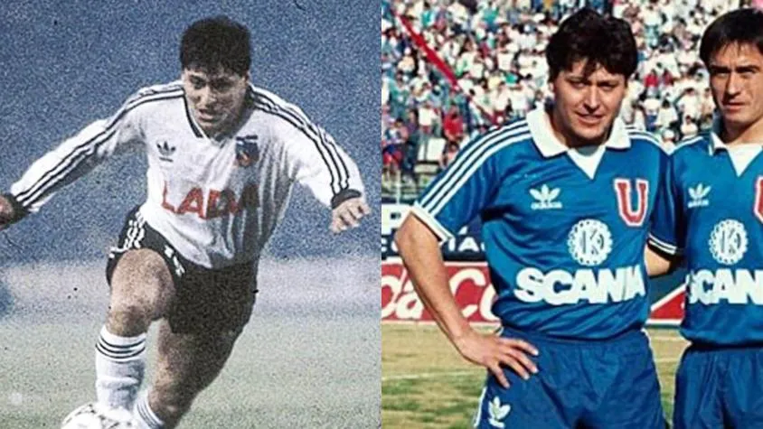 Pato Yáñez vistiendo la camiseta de Colo Colo y la U | Foto: Archivo