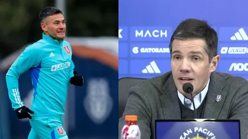 Clark se vio visiblemente emocionado con el regreso de Aránguiz.