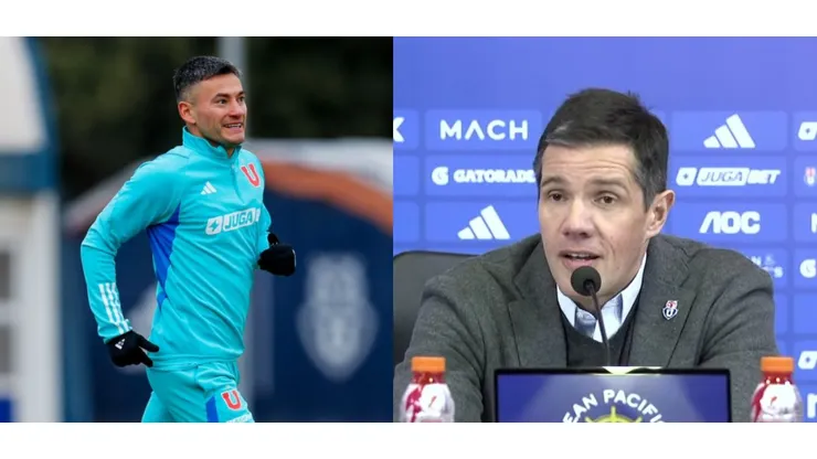 Clark se vio visiblemente emocionado con el regreso de Aránguiz.