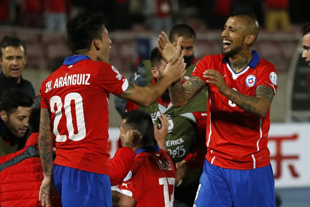 Arturo Vidal y Charles Aránguiz ganaron dos Copa América con La Roja. (Foto: Andrés Piña/Photosport)