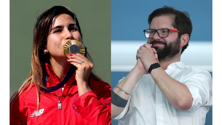 Gabriel Boric llamó a Francisca Crovetto tras la histórica medalla de oro en el Tiro Skeet. (Foto: Getty)