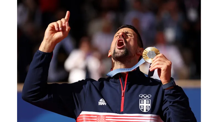 Novak Djokovic logra el oro en los Juegos Olímpicos de París 2024. (Foto: Getty)