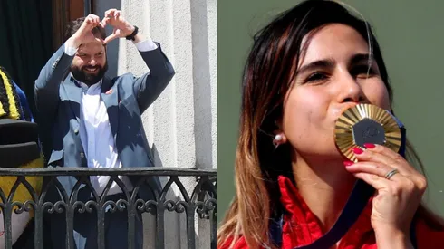 El presidente Gabriel Boric felicitó a Francisca Crovetto por su histórico triunfo en París 2024.