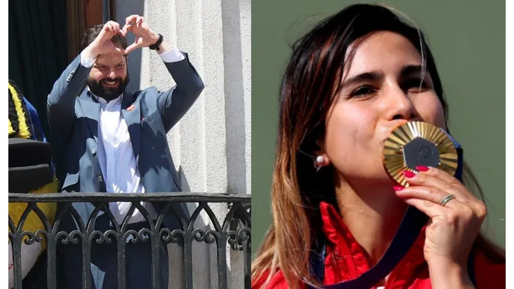 El presidente Gabriel Boric felicitó a Francisca Crovetto por su histórico triunfo en París 2024.