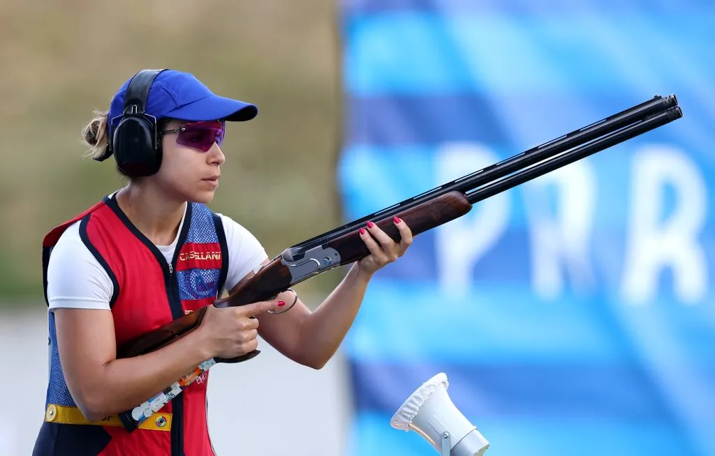 Francisca Crovetto tuvo una impecable participación en París 2024 y logró una medalla de oro histórica para Chile (Foto: Getty)