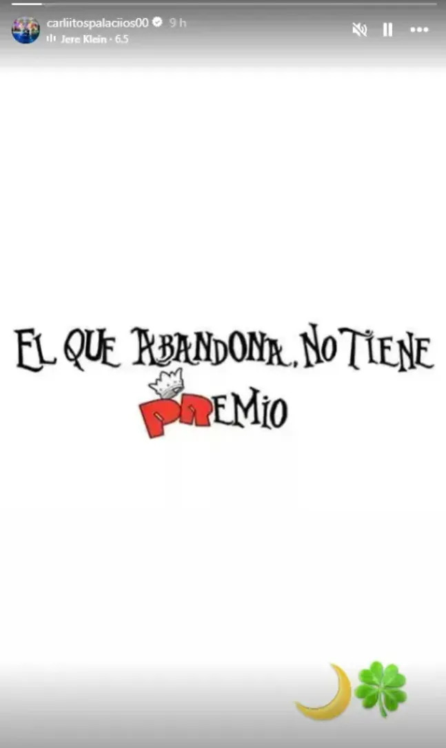 La historia que subió la Joya Palacios a su Instagram | FOTO: Captura