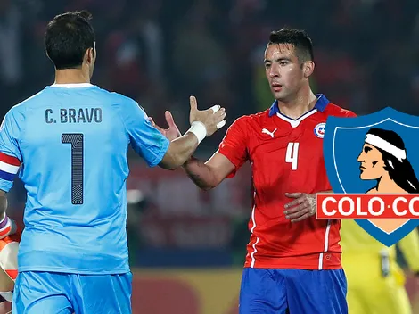 La bendición de Bravo a Isla en su llegada a Colo Colo