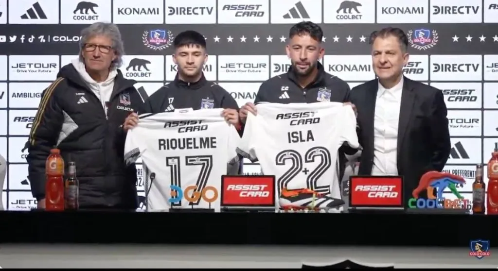 Mauricio Isla fue presentado en Colo Colo con la 2+2