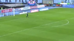 Gabriel Castellón estaba adelantado en el golazo de Joaquín Moya para Deportes iquique
