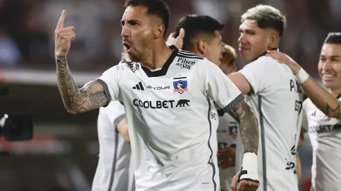 Javier Correa rompió su sequía goleadora con Colo Colo. (Foto: Photosport)