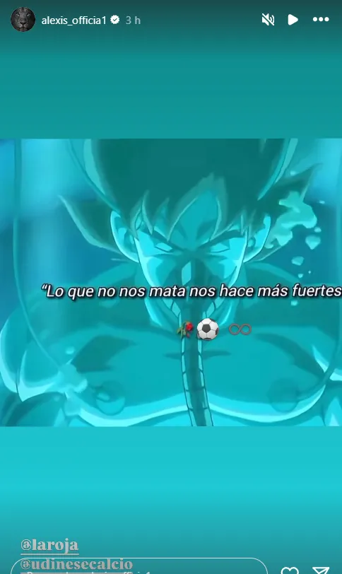 La historia de Alexis Sánchez en sus redes sociales